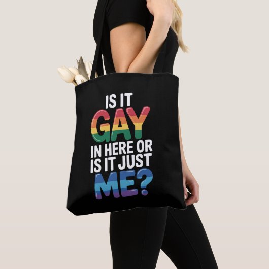 Ist es hier schwul oder ist es nur ich lustige LGB Tasche (Von Nahem)