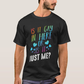 Ist es hier schwul oder ist es nur ich Transgender T-Shirt