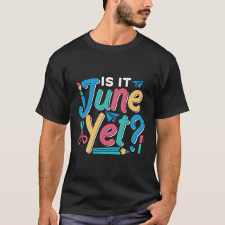 Ist es Juni, aber Schülerinnen und Schüler sind Le T-Shirt