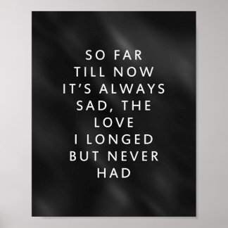 Ist es Liebe - Kurzes Gedicht Poster