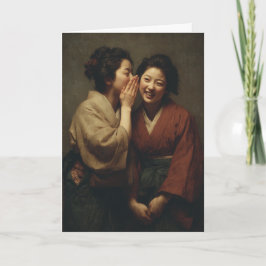 "Ist es mit Anweisungen versehen?" Geburtstag Karte