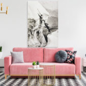 Ist es möglich, von "Klettern zwischen den Alpen"? Leinwanddruck (Insitu (Wohnzimmer))