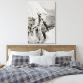 Ist es möglich, von "Klettern zwischen den Alpen"? Leinwanddruck (Insitu (Schlafzimmer))