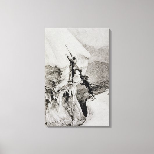 Ist es möglich, von "Klettern zwischen den Alpen"? Leinwanddruck (Vorderseite)