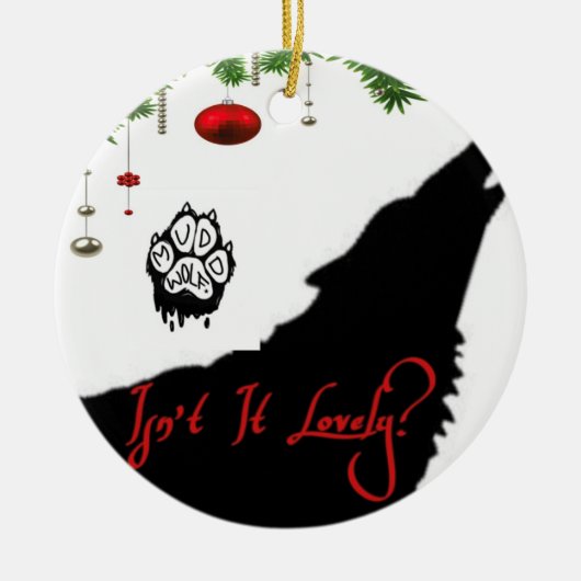 Ist es nicht eine schöne Keramik Ornament (Vorne)