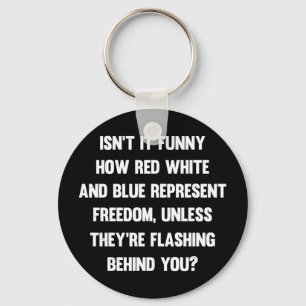 Ist es nicht lustig, wie rot weiß und blau.. sark schlüsselanhänger