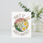 Ist es nicht Ram-Antic (romantisch) Ramen Noodles Postkarte (Stehend Vorderseite)