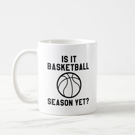 Ist es noch Basketballsaison? Kaffeetasse (Links)