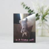 Ist es noch Freitag? Postkarte (Stehend Vorderseite)
