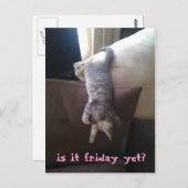 Ist es noch Freitag? Postkarte (Vorne/Hinten)