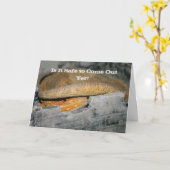 Ist es noch sicher? Bartagame Karte (Gelbe Blume)