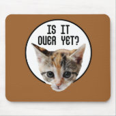 IST ES NOCH ÜBER!? Kitten Face Coronavirus Mousepad (Vorne)