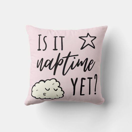 Ist es noch Zeit? Kissen (Rückseite)