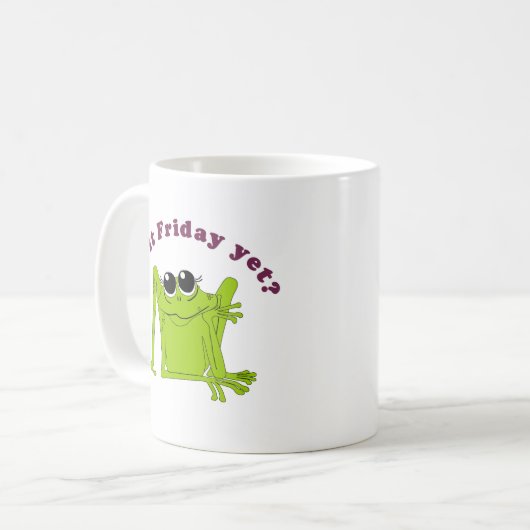 Ist es schon Freitag? Tasse (Vorderseite Links)