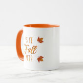 Ist es schon vorbei? Sonnenstuhl Tasse (Vorderseite Links)