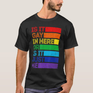 Ist es schwul in diesem Stolz Monat schwul Lesbian T-Shirt