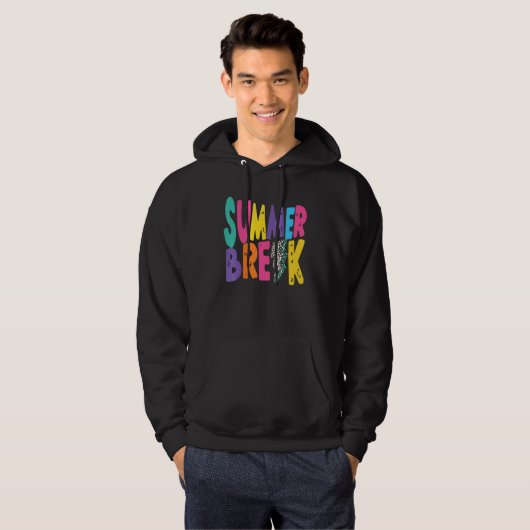 Ist es Sommerpause noch am letzten Schullehrer? Hoodie (Vorne ganz)