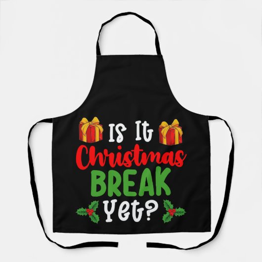 Ist es Weihnachten, aber sonnigen Urlaub? Schürze (Vorderseite)