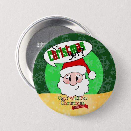 Ist es Weihnachten schon? Button (Vorne & Hinten)