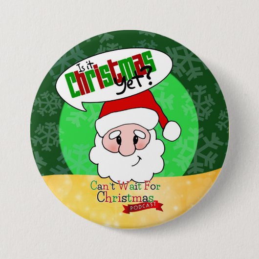 Ist es Weihnachten schon? Button (Vorderseite)