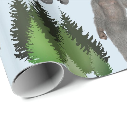 Ist es Weihnachten Yeti? Geschenkpapier (Rolleneckpunkt)