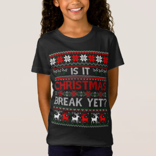 Ist es Weihnachtsbause, aber Spaß Weihnachtslehrer T-Shirt
