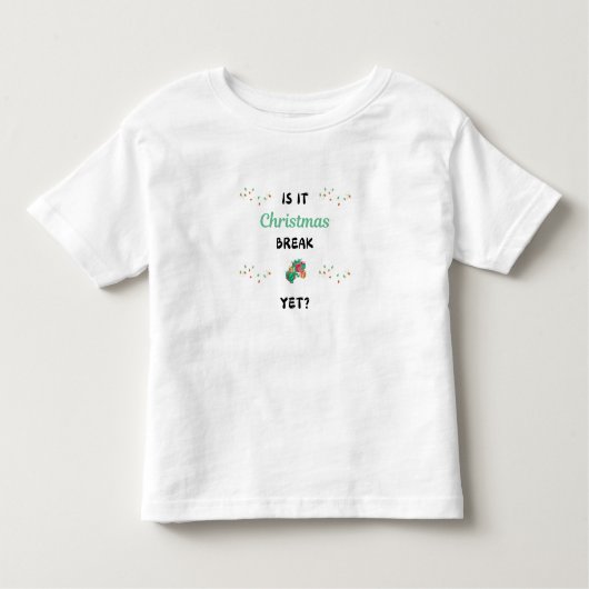 Ist es Weihnachtsfeier noch lustig? Kleinkind T-shirt (Vorderseite)
