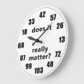 Ist es wirklich wichtig? große wanduhr (Winkel)