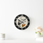 Ist es Zeit für die Türkei? Erntedank Pilgrim Runde Wanduhr (Zuhause)