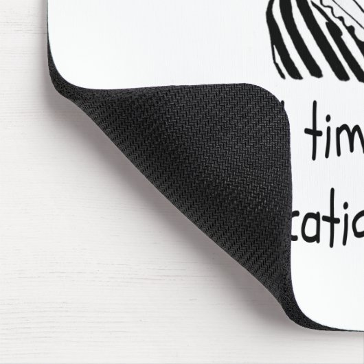 Ist es Zeit für Ihre Medikation oder Bergwerk? Mousepad (Ecke)