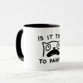 Ist es Zeit zu Panik Tasse (Vorderseite Links)