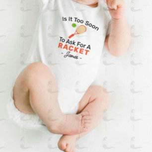 Ist es zu früh, um nach einem Schläger zu fragen - Baby Strampler