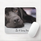 Ist es Zuhausezeit schon? Mousepad (Mit Mouse)