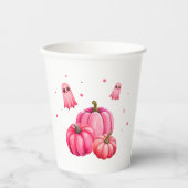 Ist fast zu wenig Boo Halloween Baby Dusche Pappbecher (Vorderseite)