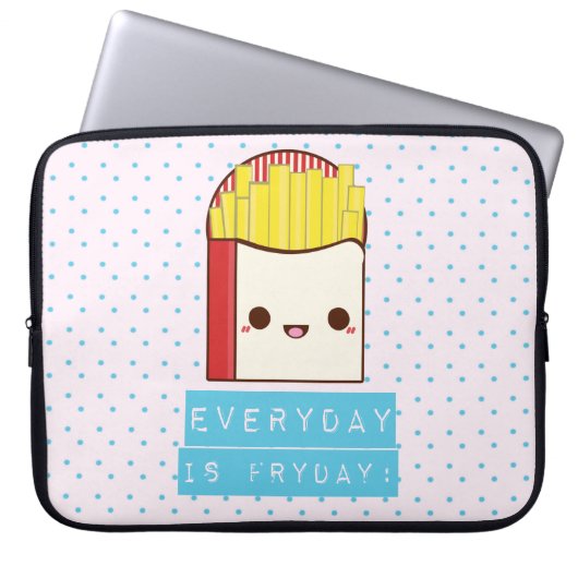 Ist Fryday täglich! Laptopschutzhülle (Vorderseite)
