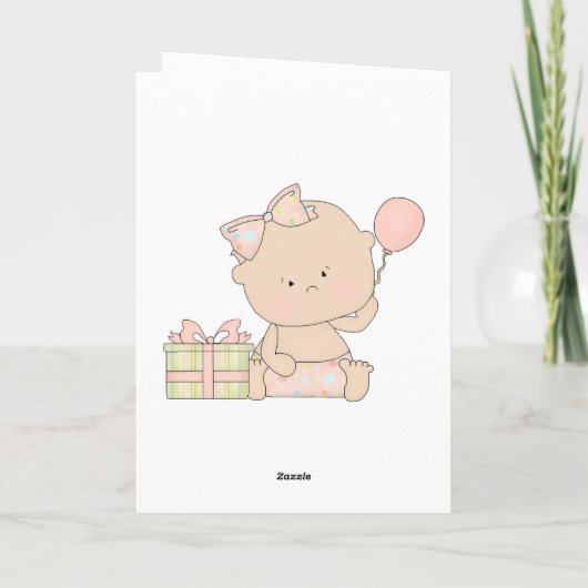 Ist-Geburtstag Karte (Rückseite)