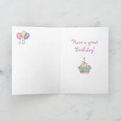 Ist-Geburtstag Karte (Innenseite)