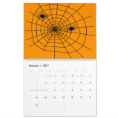 Ist gespenstisches Halloween täglich Kalender (Feb 2027)