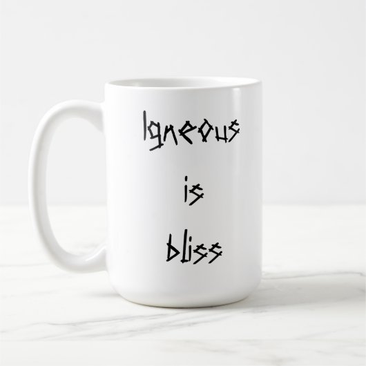 Ist Glück Eruptiv Kaffeetasse (Links)