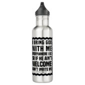 Ist Gott eingeladen, Edelstahlflasche (Rechts)