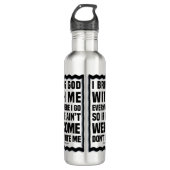 Ist Gott eingeladen, Edelstahlflasche (Vorderseite)