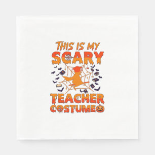 Ist Grusel-Lehrer-Kostüm Halloween Hexe Spinne Wir Serviette