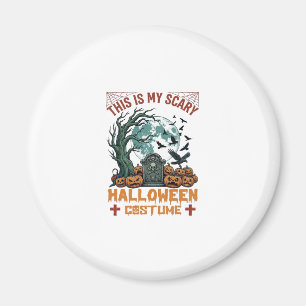 Ist Gruseliges Halloween-Kostüm Grabstein Kürbisse Magnet