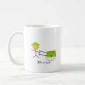 Ist gutes Rickshaw häufig Kaffeetasse (Links)