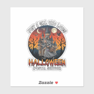 Ist Halloween Hexe Jeder Macht Szene Post Wor Aufkleber