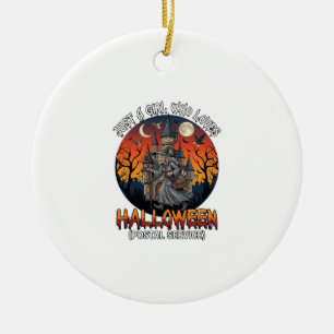 Ist Halloween Hexe Jeder Macht Szene Post Wor Keramik Ornament