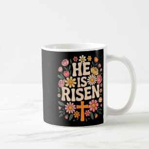 Ist Hemd Er Auferstanden Florales Kreuz Christlich Kaffeetasse