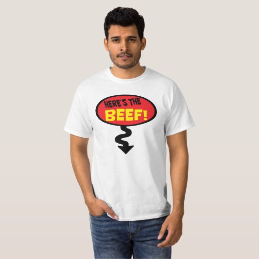 Ist hier das RINDFLEISCH! T-Shirt (Vorne ganz)
