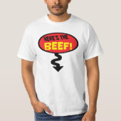 Ist hier das RINDFLEISCH! T-Shirt (Vorderseite)
