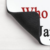 Ist hier ein Mann, der Lieben Japan Mousepad (Ecke)